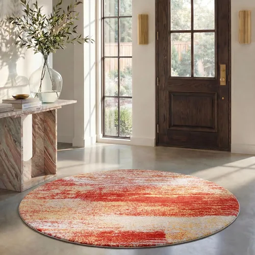 Miniatura 83 de SAFAVIEH, colección Adirondack - Alfombra de 6 x 9 pies, plateada/multicolor, abstracta, moderna, no desprende pelo, de fácil cuidado, para zonas