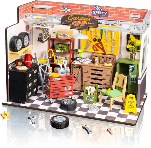 Miniatura 7 de Rowood Kit de Casa en Miniatura, Kits de Casa de Muñecas en Miniatura de Invernadero DIY para Adultos, Miniaturas de Mayberry Street, Artesanías
