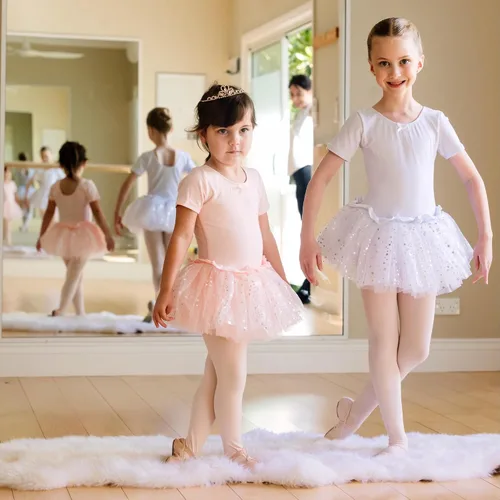 Miniatura 5 de Dancina Mallas de ballet para niñas pequeñas