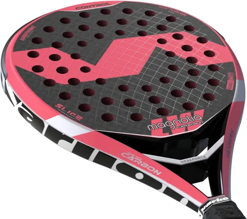 Varlion Pala de pádel LW Carbon Ti Magnolia, Forma Redonda para Control Avanzado con Tecnología Summum y Softcolor EVA Core