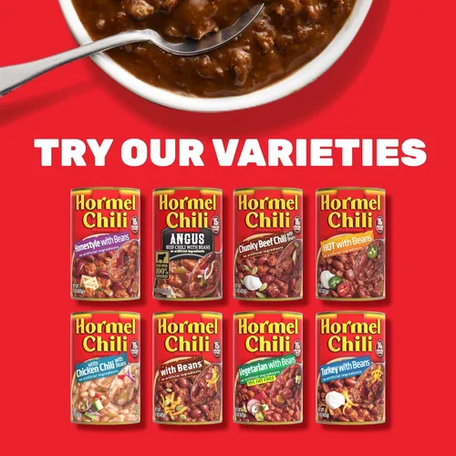 Miniatura 9 de HORMEL Angus Beef Chili with Beans, 14 oz (Pack of 12)