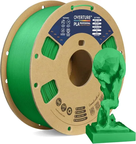 Miniatura 29 de Overture PLA Plus (PLA+) Filamento de 1/16 pulgadas, dureza mejorada con rollo PLA, con superficie de construcción 3D de 7.87 × 7.87 pulgadas, PLA