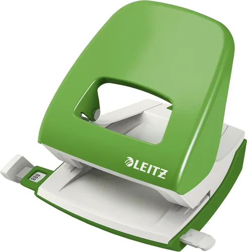 Miniatura 19 de Leitz Perforadora de agujero, 30 hojas, barra guía con marcas de formato, metal, gama NeXXt, 50080035 - Azul