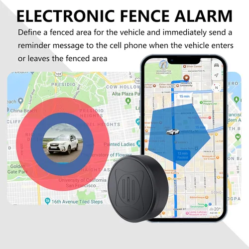 Miniatura 5 de Rastreador GPS para vehículos, rastreador GPS portátil en tiempo real, dispositivo de seguimiento GPS magnético, cobertura global completa