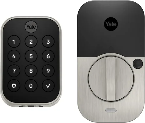 Miniatura 16 de Yale Assure Lock 2 con Wi-Fi – Cerradura inteligente de níquel satinado para puerta delantera con teclado, control de aplicaciones, llave