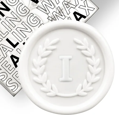 Miniatura 108 de 50 calcomanías adhesivas de cera con letra W, hechas a mano, sin necesidad de sellar, rasgar y usar calcomanías de cera para invitaciones de boda