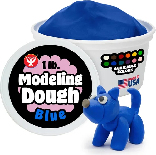 Miniatura 7 de Hygloss Masa de Modelado para Jugar para Niños – Masa Sensorial Segura y No Tóxica para Artes y Manualidades – Tubo de 1 lb – Arcilla de Jugar