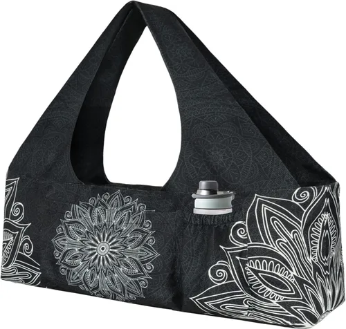 Bolsa para esterilla de yoga – Bolsa de yoga grande con correa para esterilla de yoga, cremallera y bolsillos, bolsas de yoga y transportadores que