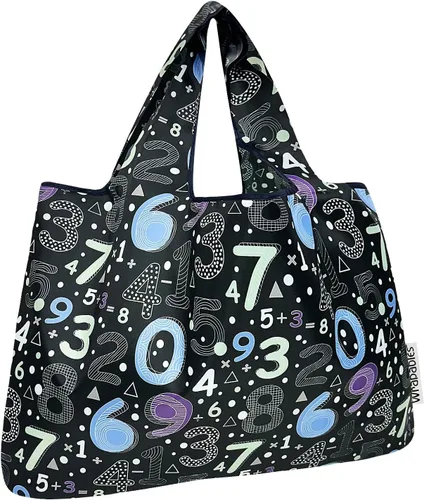 Miniatura 17 de allydrew Bolsas de comestibles reutilizables de nailon plegables grandes
