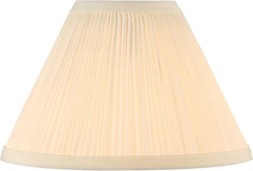 Miniatura 2 de Aspen Creative 59171, pantalla de lámpara Empire Uno, blanco de algodón, 10.2 cm parte superior x 25.4 cm inferior x 17.8 cm altura inclinada, Slip