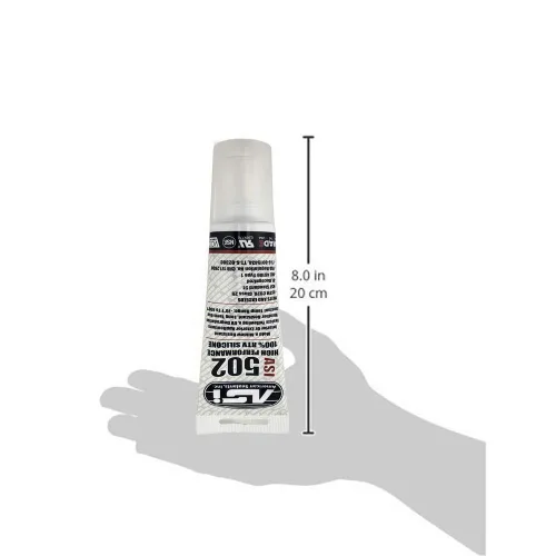 Miniatura 3 de Sellador de silicona 100% RTV - Tubo exprimible de 2.8 oz - Transparente