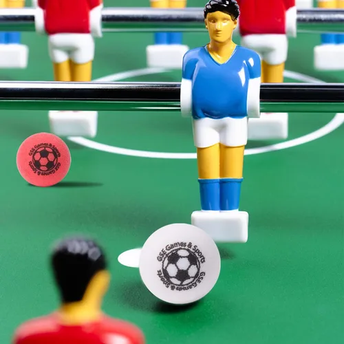 Miniatura 7 de GSE Games & Sports Expert Tamaño reglamentario 1.365 pulgadas de repuesto de futbolín, pelotas de fútbol oficiales de mesa de torneo, accesorios