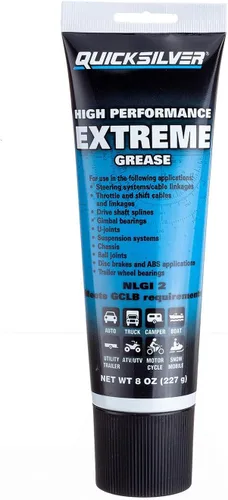 Quicksilver 8M0071838 Lubricante marino multiuso de alto rendimiento Extreme NLGI 2 - Tubo de 8 oz