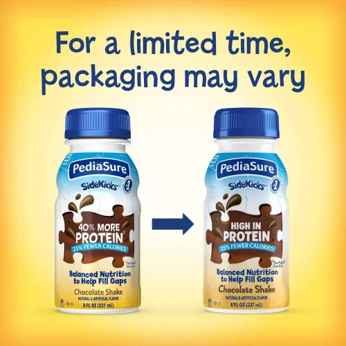 PediaSure SideKicks Chocolate alto en proteínas (paquete de 2)