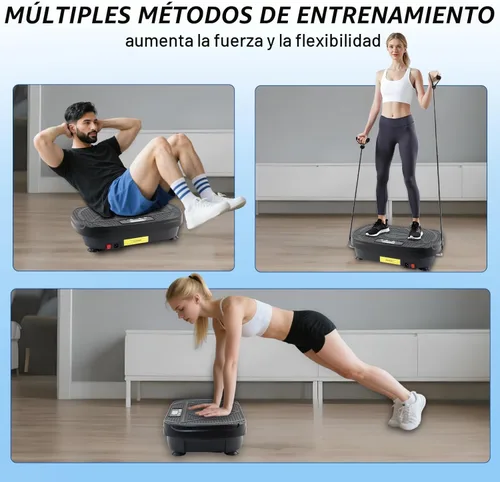 Miniatura 5 de Homesy Vibration Plate Exercise Machine, Vibrating Plate for Lymphatic Drainage, Full Body Shake Platform Board for Home Fitness and Fat Burning