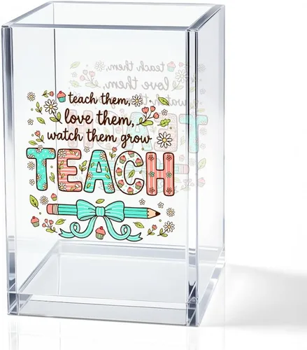 Miniatura 15 de Portalápices de acrílico con texto en inglés "Never Forget The Difference You Make", regalos de despedida y jubilación para mujeres, enfermeras