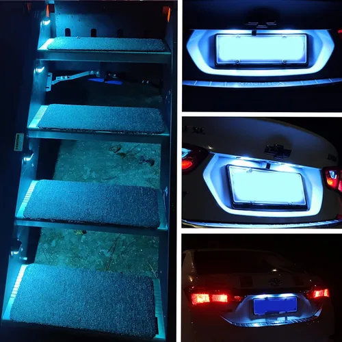 Miniatura 6 de 6smd - Luz para placa de matrícula Azul hielo