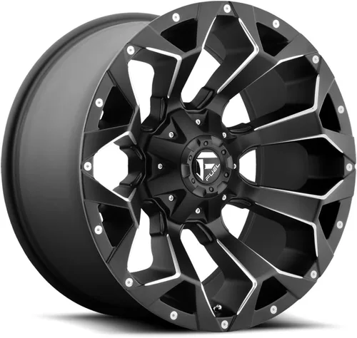 Miniatura 2 de Fuel D546 D54618902645 - Rin de 18 x 9 pulgadas, patrón de pernos de 5 x 4.5/5 pulgadas, Mt-Blk-Mil (mate, negro y fresado), desplazamiento