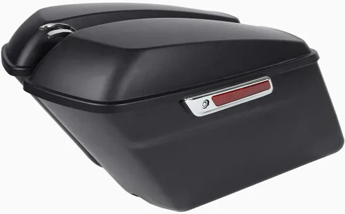 Miniatura 6 de Green-L Alforjas duras de color negro mate para Harley Touring Road King Street Glide Electra Ultra 2014-2024 Mate negro