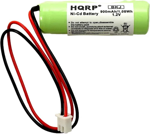 HQRP Batería de luz de salida de emergencia para Unitech AA900mAh, OSA268 OSI OSA-268, MINBO AA-1000, Lithonia EXR LED EL M6 KR-AA900MAH KRAA900MAH