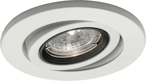 WAC Lighting, Borde de cardán ajustable de 4 pulgadas en blanco