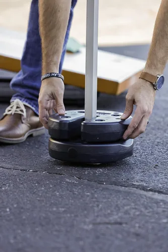 Miniatura 14 de US Weight Juego de 4 Pesas para Toldo de 20 Libras con Diseño Anti-Pellizco - Fácil Instalación y Remoción para Asegurar Tiendas de Campaña, Toldos