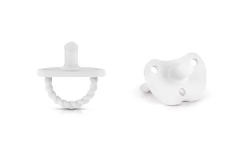 Miniatura 17 de Sweetie Chupetes de silicona para recién nacido, chupete de silicona suave, sin BPA, juego de 2 chupetes (negro)