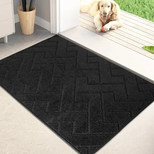 Miniatura 40 de PURRUGS Alfombra de fácil cuidado de 6 x 9 pies, antideslizante, lavable a máquina, tapete para puerta de perro, resistente a las manchas