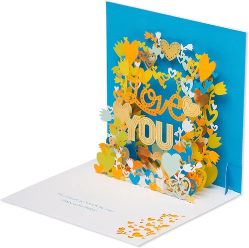 Miniatura 10 de American Greetings Tarjeta de cumpleaños desplegable (buquet)