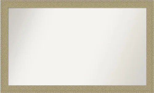 Miniatura 46 de Amanti Art Espejo de pared personalizado no biselado (24.25 x 24.25 pulgadas), marco dorado de mosaico, varios tamaños personalizados, espejo