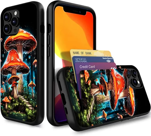 Miniatura 45 de Funda para iPhone Air, funda tipo cartera con ranura para tarjeta oculta, a prueba de golpes, TPU y PC, funda protectora de doble capa para iPhone