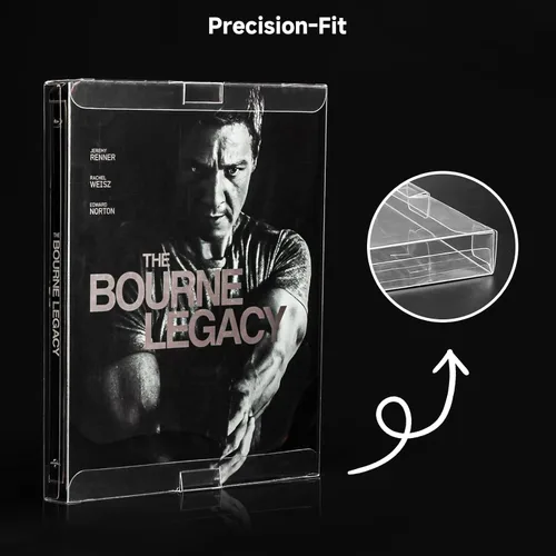 Miniatura 5 de Paquete de 15 fundas protectoras Steelbook - Fundas protectoras transparentes para 4K UHD, Blu-Ray, fundas de video de flecha, Criterion, PS3, PS4