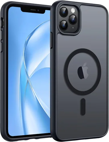 Miniatura 335 de FNTCASE - Funda para iPhone 16 Pro: magnética, mate, translúcida, de grado militar, protectora contra caídas, resistente, fina, duradera y a prueba