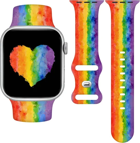 Miniatura 10 de Pride - Correa de reloj compatible con Apple Watch Series 11, 10, 9, 8, 7, 6, 5, 4, Ultra SE