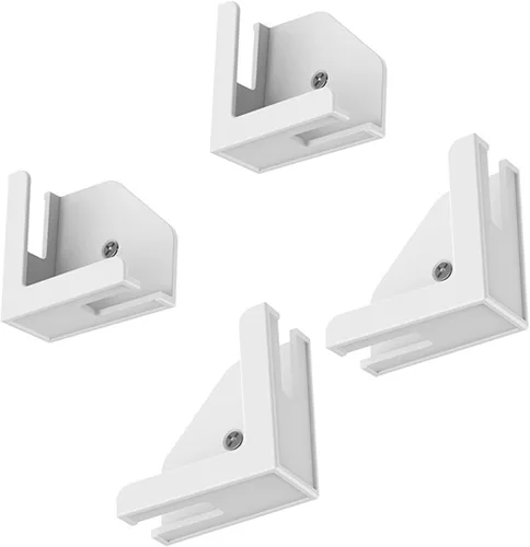 Miniatura 10 de Soporte de montaje en pared para tabletas Smartphones Fácil instala con adhesivo o tornillos EReader Montaje en pared Negro
