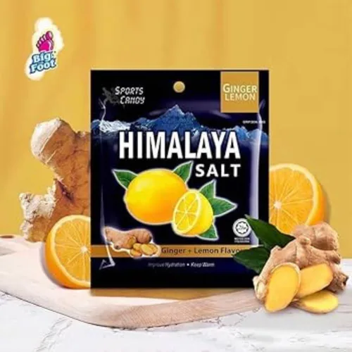 Miniatura 2 de Big Foot Himalaya Salt Candy (paquete de 12) (limón jengibre)