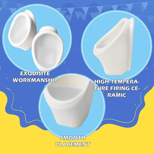 Miniatura 3 de Vasos de chupito divertidos para urinario: Regalos de intercambio de fiesta de elefante blanco, bromas divertidas, regalos de Yankee, para adultos