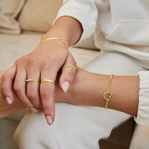Miniatura 3 de Pulsera Canaria 0.118 in 10kt oro amarillo espiga. 7 pulgadas, Oro, no conocido