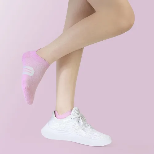 Miniatura 2 de Calcetines de compresión de tobillo para mujer con soporte de arco atléticos de corte bajo calcetines para correr para mujer, cojín