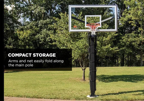 Miniatura 6 de Goalrilla - Sistema de red defensivo de fácil plegado para baloncesto, se instala rápidamente en cualquier aro de baloncesto Goalrilla