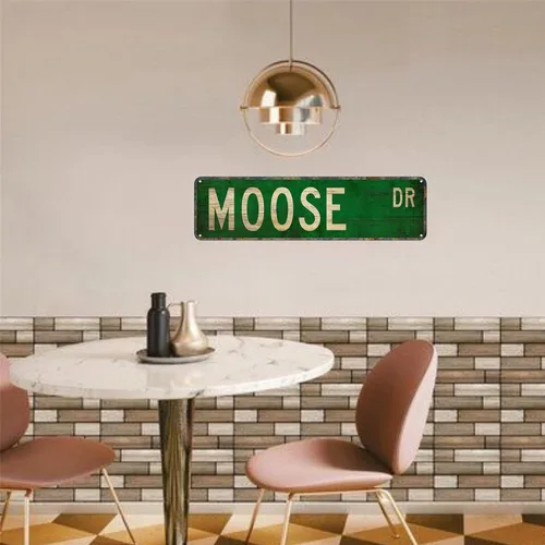 Miniatura 6 de snowsun Letrero de metal de JUDGE DR Vintage Signs Retro Tin Placa de aluminio para dormitorio, cocina, jardín, pared, bar, club, café, letrero