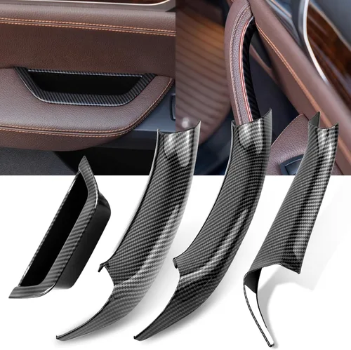 Miniatura 8 de Jaronx Compatible con fundas de manija de puerta BMW X3 F25/X4 F26, 3 piezas fundas interiores para manija de tirador de puerta para BMW X3 F25