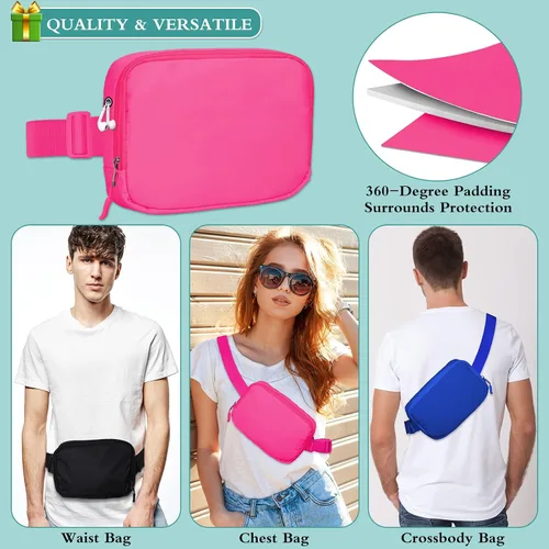 Miniatura 4 de LLYWCM Fanny Packs for Women Men - Belt Bag - Fanny Pack Crossbody Bags for Women - Running Fanny Pack with Adjustable Strap, Cross Body Fanny Pack