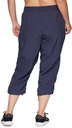 Miniatura 18 de RBX Pantalón capri tejido ligero con cordón para mujer, talla grande