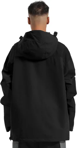 Miniatura 30 de GSOU SNOW Chaqueta de esquí para hombre, abrigo de nieve para snowboard, cálido, invierno, impermeable, con capucha