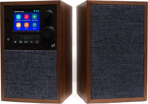 Miniatura 4 de Grace Digital Mondo Elite Alto - Altavoz accesorio - Micrófono gratis para radio por Internet inteligente Mondo Alto (nogal)