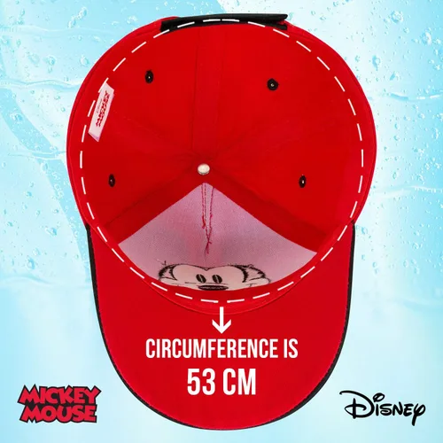 Miniatura 6 de Disney Gorra de béisbol de Mickey Mouse para niños de 2 a 7 años