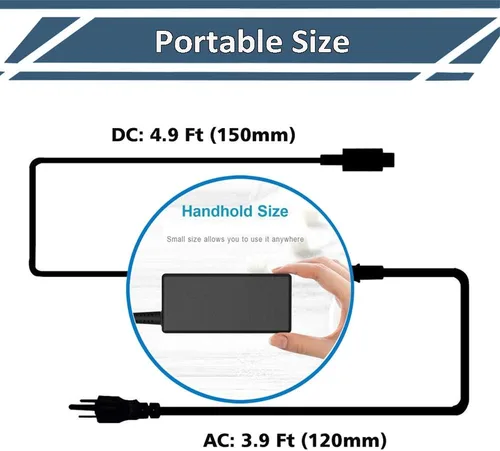 Miniatura 4 de Adaptador de CA de 12 V 5 A apto para 19 pulgadas, 20 pulgadas, 24 pulgadas, 28 pulgadas, 32 pulgadas, LED, HDTV, Insignia, 1080p, NS-19E430A10
