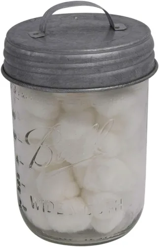 Miniatura 3 de Tapa de mango galvanizado para tarros de conservas (4 unidades, boca ancha)