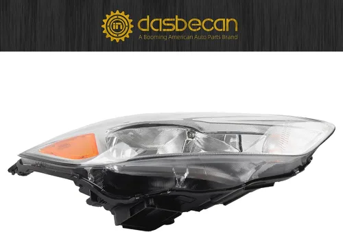 Miniatura 4 de Dasbecan Faros delanteros halógenos con proyector cromado Compatible con Ford Fusion 2013-2016 Conjunto de faros delanteros para lado derecho